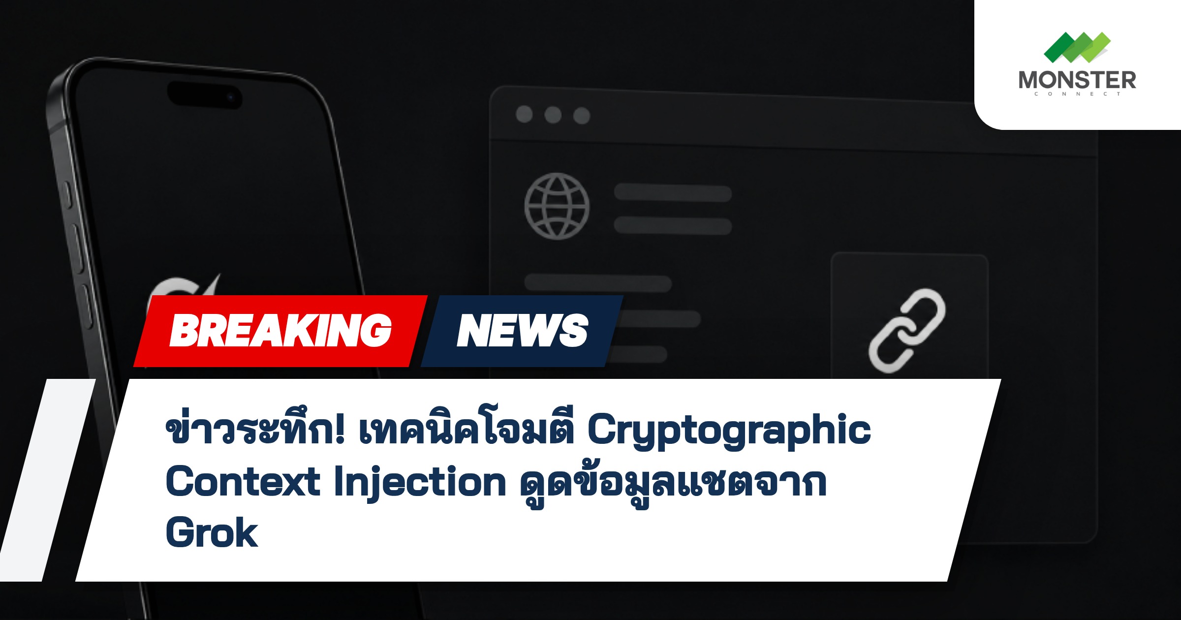 ข่าวระทึก! เทคนิคโจมตี Cryptographic Context Injection ดูดข้อมูลแชตจาก Grok