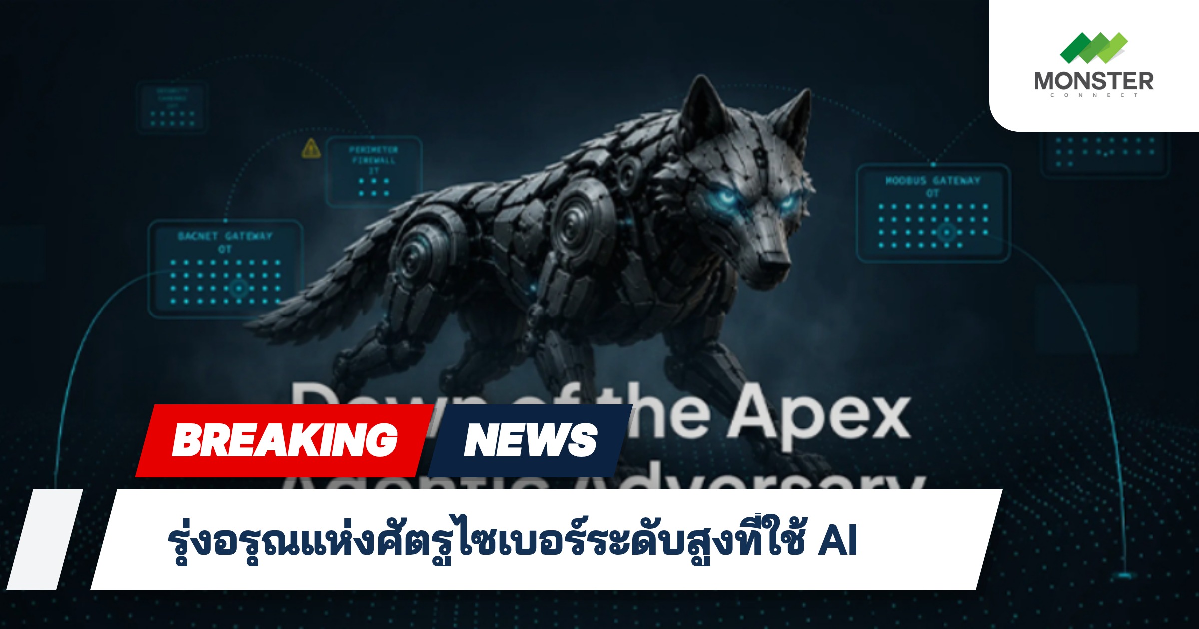 รุ่งอรุณแห่งศัตรูไซเบอร์ระดับสูงที่ใช้ AI