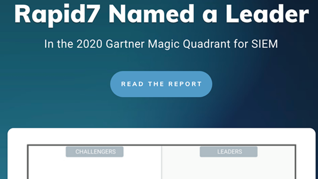 Monster Connect | Gartner ประกาศ Rapid7 เป็น Leader ปี 2020